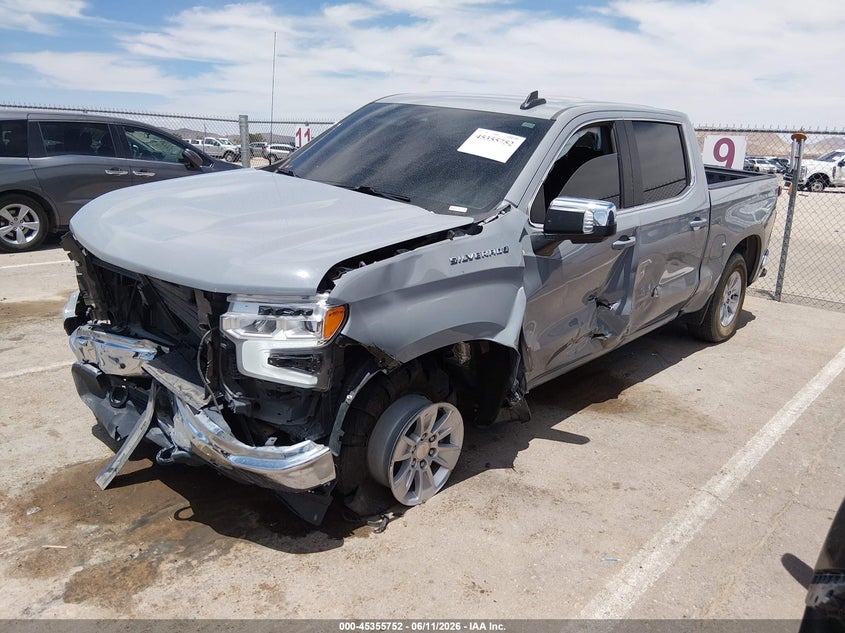 2024 Chevrolet Silverado VIN 1GCPACED5RZ199127 IAAI salvage auction — FRONT END, Salvage (New Mexico), sold $10,400 on 2026-07-31 (photo 2)