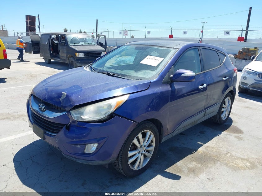 2011 Hyundai Tucson VIN KM8JUCACXBU141426 IAAI salvage auction — FRONT END, Salvage (California), sold $2,125 on 2026-07-15 (photo 2)