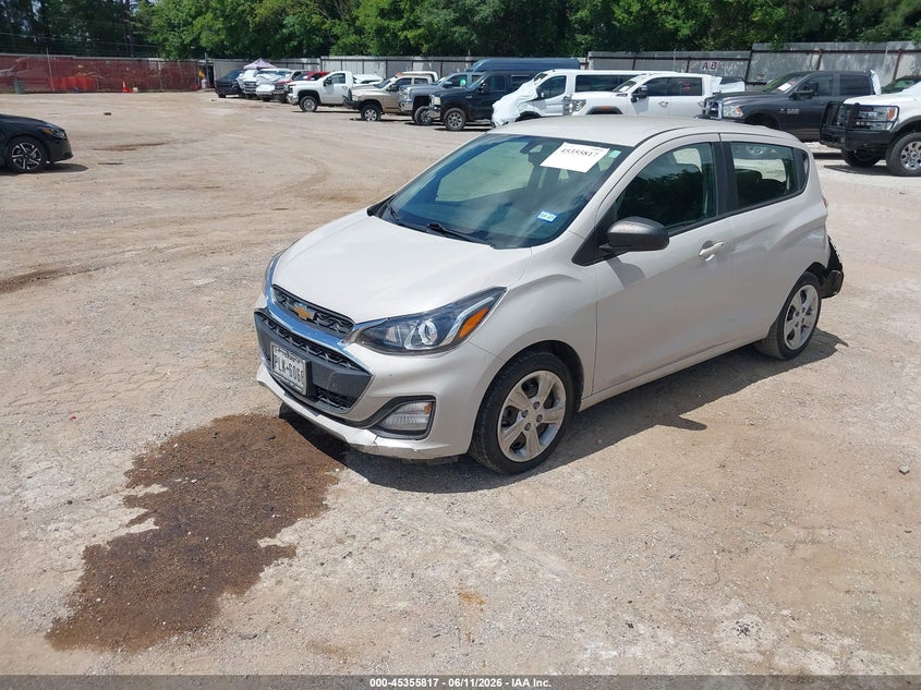2021 Chevrolet Spark VIN KL8CB6SA2MC740419 IAAI salvage auction — REAR END, Salvage Title, sold $2,050 on 2026-08-02 (photo 2)