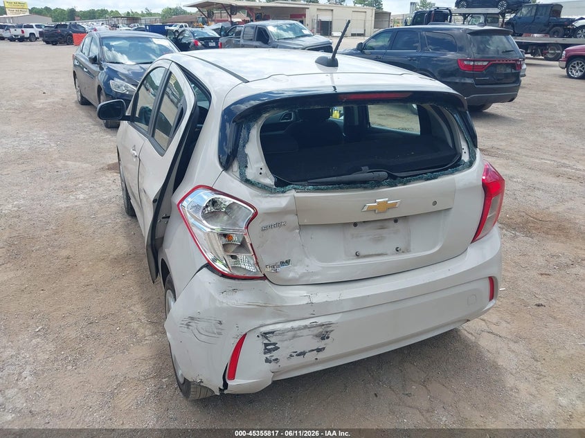 2021 Chevrolet Spark VIN KL8CB6SA2MC740419 IAAI salvage auction — REAR END, Salvage Title, sold $2,050 on 2026-08-02 (photo 6)