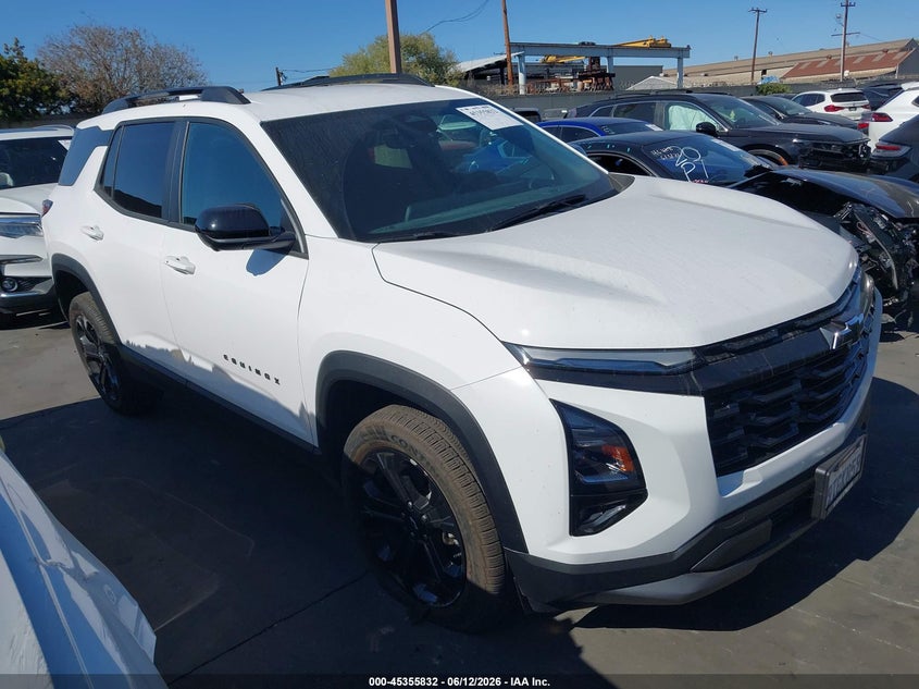 2025 Chevrolet Equinox VIN 3GNAXHEG2SL263771 IAAI salvage auction — LEFT REAR, Salvage Title, sold $6,600 on 2026-07-25 (photo 1)