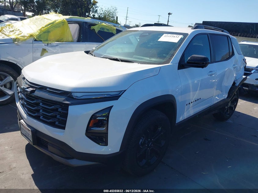 2025 Chevrolet Equinox VIN 3GNAXHEG2SL263771 IAAI salvage auction — LEFT REAR, Salvage Title, sold $6,600 on 2026-07-25 (photo 2)
