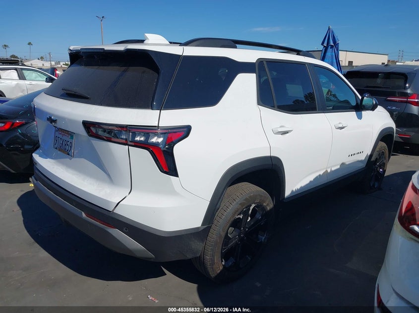2025 Chevrolet Equinox VIN 3GNAXHEG2SL263771 IAAI salvage auction — LEFT REAR, Salvage Title, sold $6,600 on 2026-07-25 (photo 4)