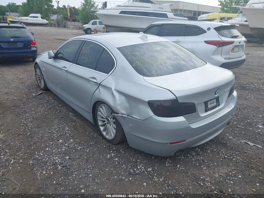 2012 BMW 5er VIN WBAFU7C5XCDU57150 IAAI salvage auction — ALL OVER, Salvage Title, sold $500 on 2026-07-14 (photo 3)