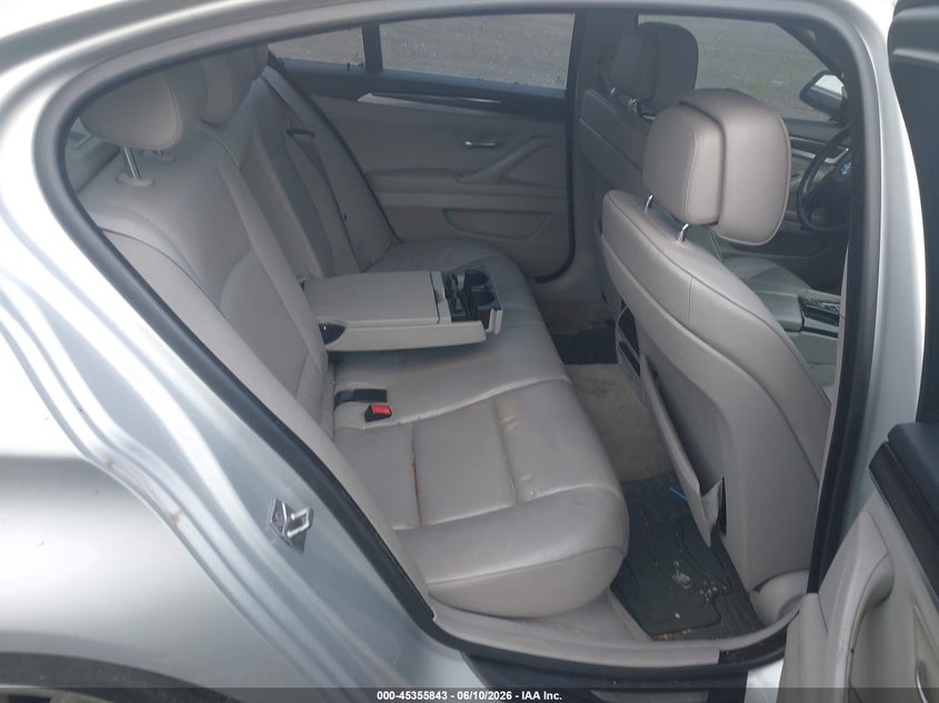 2012 BMW 5er VIN WBAFU7C5XCDU57150 IAAI salvage auction — ALL OVER, Salvage Title, sold $500 on 2026-07-14 (photo 8)