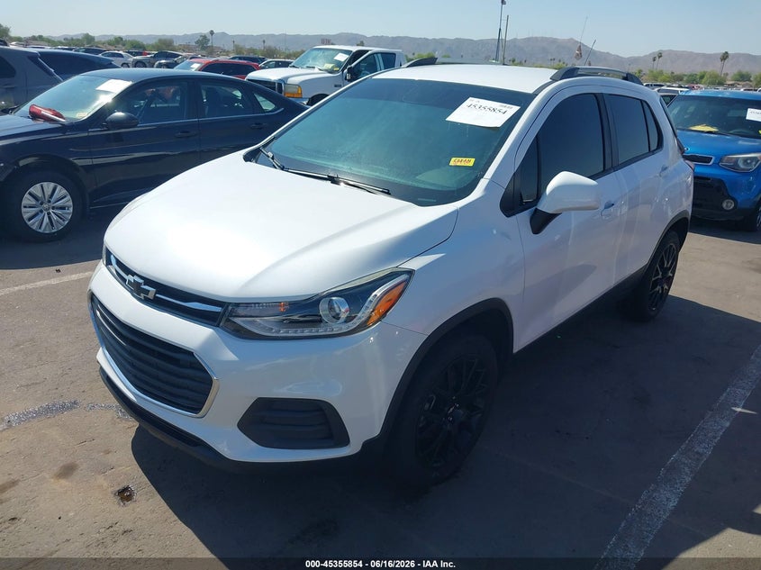2022 Chevrolet Trax VIN KL7CJPSM7NB556575 IAAI salvage auction — REAR END, Salvage (Arizona), sold $4,950 on 2026-07-14 (photo 2)
