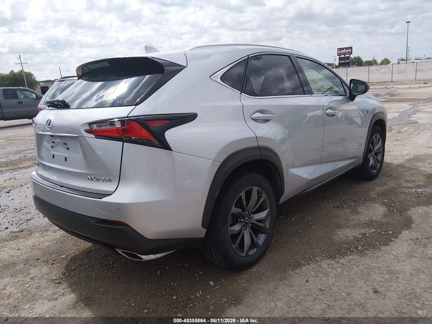 2017 Lexus VIN JTJBARBZ7H2106576 IAAI salvage auction — HAIL, Salvage (Kansas), sold $8,900 on 2026-07-17 (photo 4)