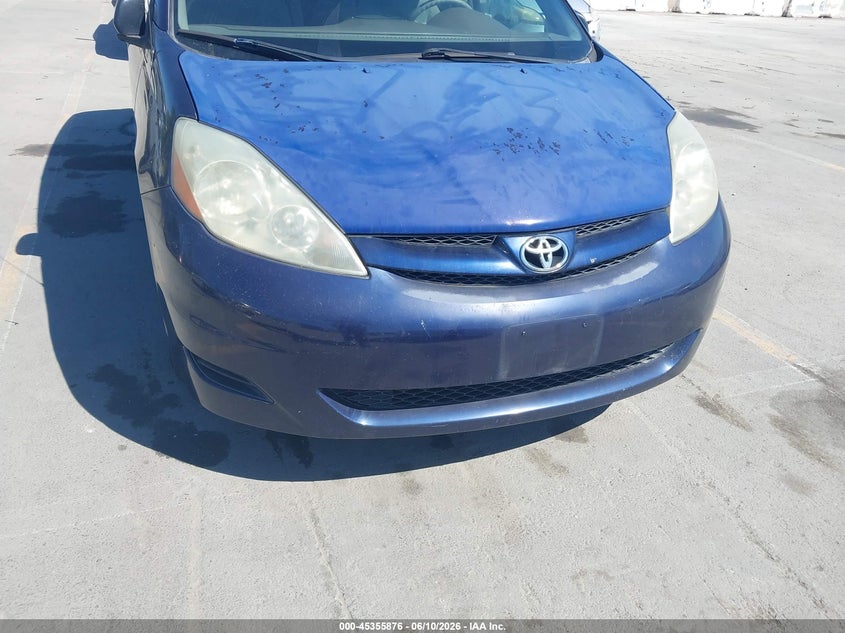 2006 Toyota Sienna VIN 5TDZA23C96S406368 IAAI salvage auction — NORMAL WEAR, Clear - Dealer Only (California), sold $625 on 2026-07-06 (photo 6)