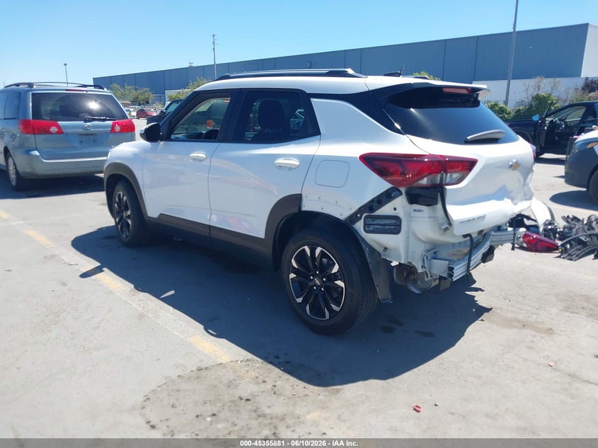 2021 Chevrolet Trailblazer VIN KL79MPSL6MB056950 IAAI salvage auction — REAR END, Salvage (California), sold $4,950 on 2026-07-20 (photo 3)