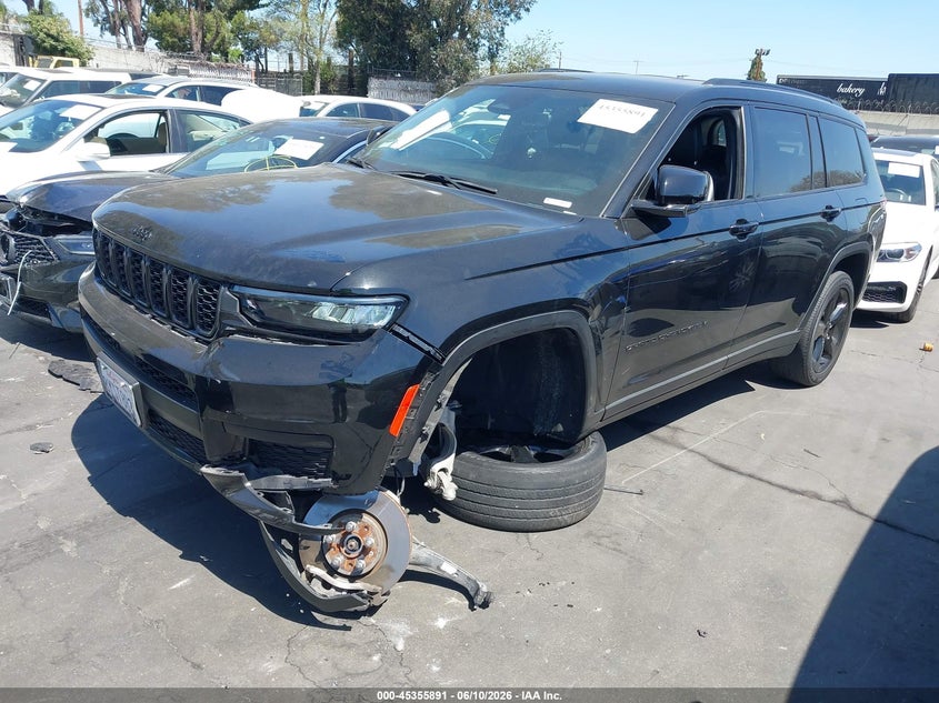 2021 Jeep Grand cherokee VIN 1C4RJKAG0M8194869 IAAI salvage auction — LEFT FRONT, Salvage Title, sold $9,500 on 2026-07-26 (photo 2)