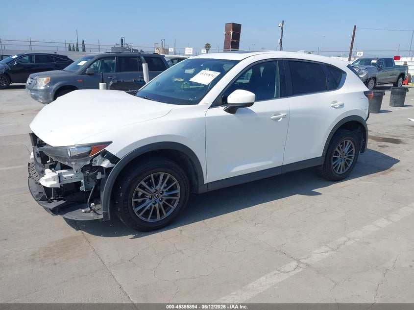 2019 Mazda Cx-5 VIN JM3KFACM4K0666879 IAAI salvage auction — FRONT & REAR, Salvage (California), sold $4,500 on 2026-07-08 (photo 2)