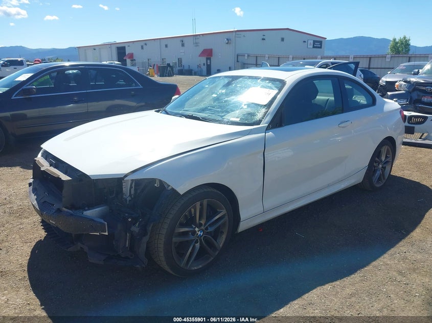 2016 BMW 2er VIN WBA1F9C58GV545260 IAAI salvage auction — FRONT END, Salvage Title, sold $2,250 on 2026-07-21 (photo 2)