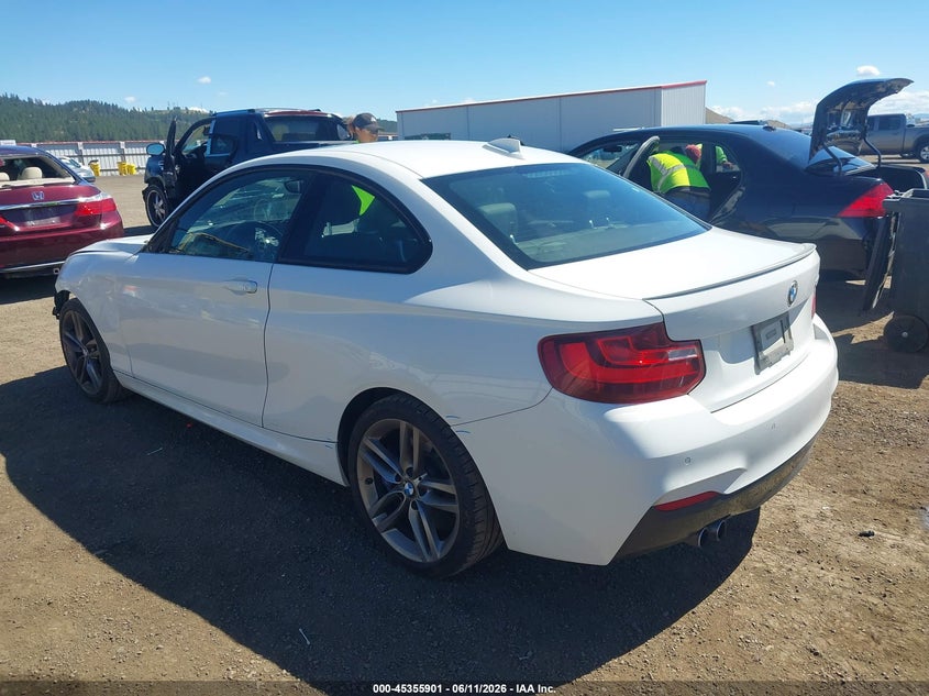 2016 BMW 2er VIN WBA1F9C58GV545260 IAAI salvage auction — FRONT END, Salvage Title, sold $2,250 on 2026-07-21 (photo 3)