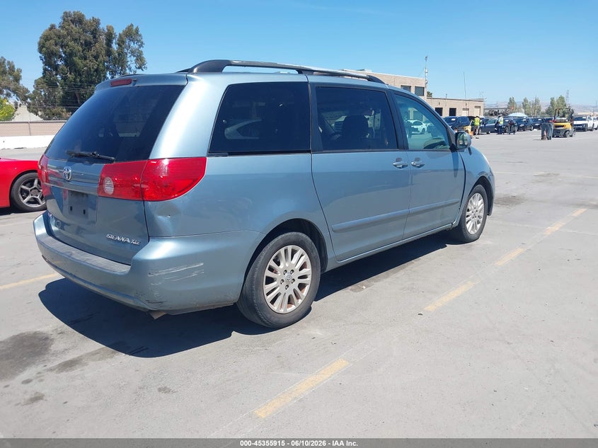 2008 Toyota Sienna VIN 5TDZK22C88S200010 IAAI salvage auction — RIGHT FRONT, Clear - Dealer Only (California), sold $1,275 on 2026-07-20 (photo 4)