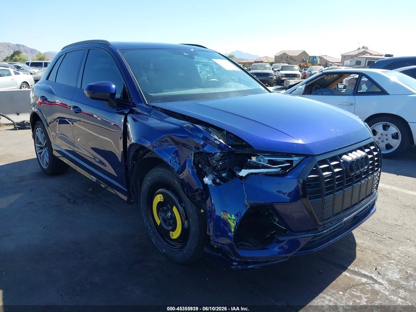 2024 Audi Q3 VIN WA1EECF33R1107460 — IAAI salvage auction photo