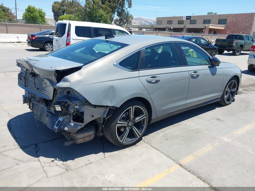 2024 Honda Accord VIN 1HGCY2F54RA092288 IAAI salvage auction — REAR END, Salvage Title, sold $11,100 on 2026-07-27 (photo 4)