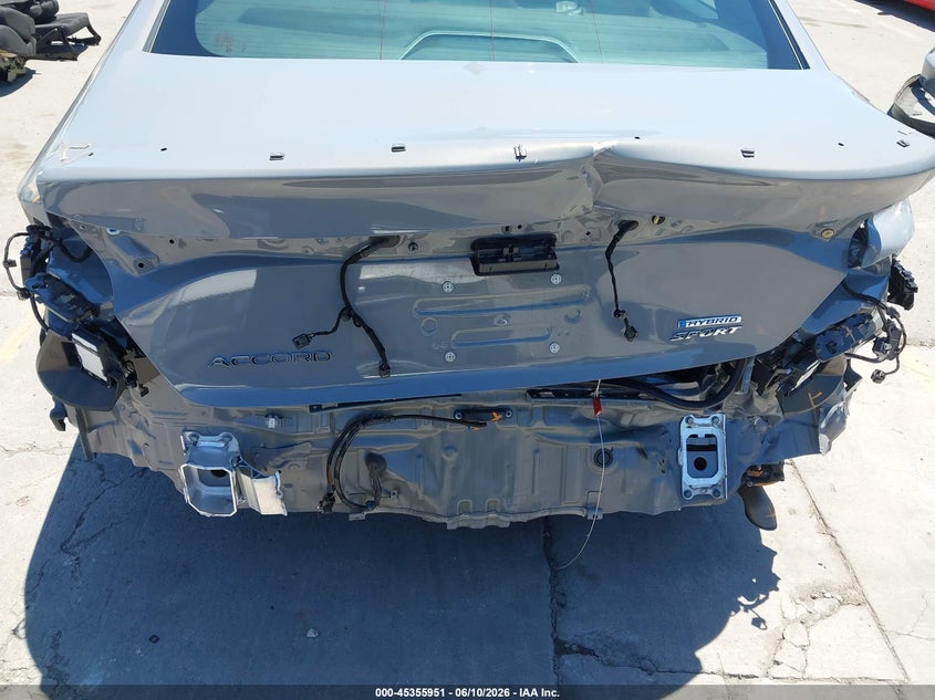 2024 Honda Accord VIN 1HGCY2F54RA092288 IAAI salvage auction — REAR END, Salvage Title, sold $11,100 on 2026-07-27 (photo 6)