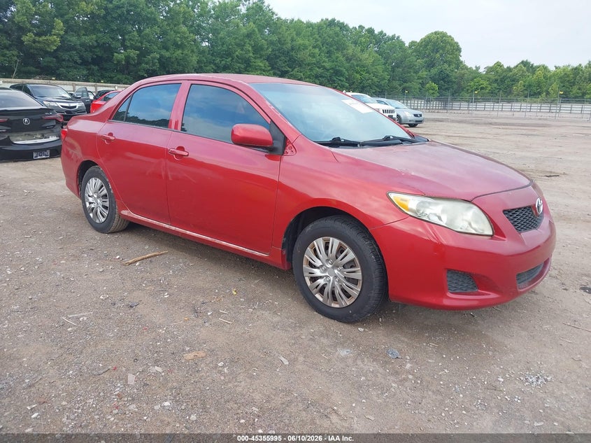 2009 Toyota Corolla VIN JTDBL40E09J019500 IAAI salvage auction — NORMAL WEAR, Clear (Tennessee), sold $1,350 on 2026-07-15 (photo 1)