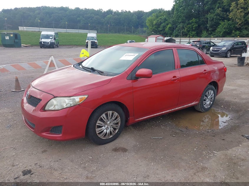 2009 Toyota Corolla VIN JTDBL40E09J019500 IAAI salvage auction — NORMAL WEAR, Clear (Tennessee), sold $1,350 on 2026-07-15 (photo 2)