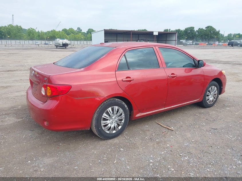 2009 Toyota Corolla VIN JTDBL40E09J019500 IAAI salvage auction — NORMAL WEAR, Clear (Tennessee), sold $1,350 on 2026-07-15 (photo 4)