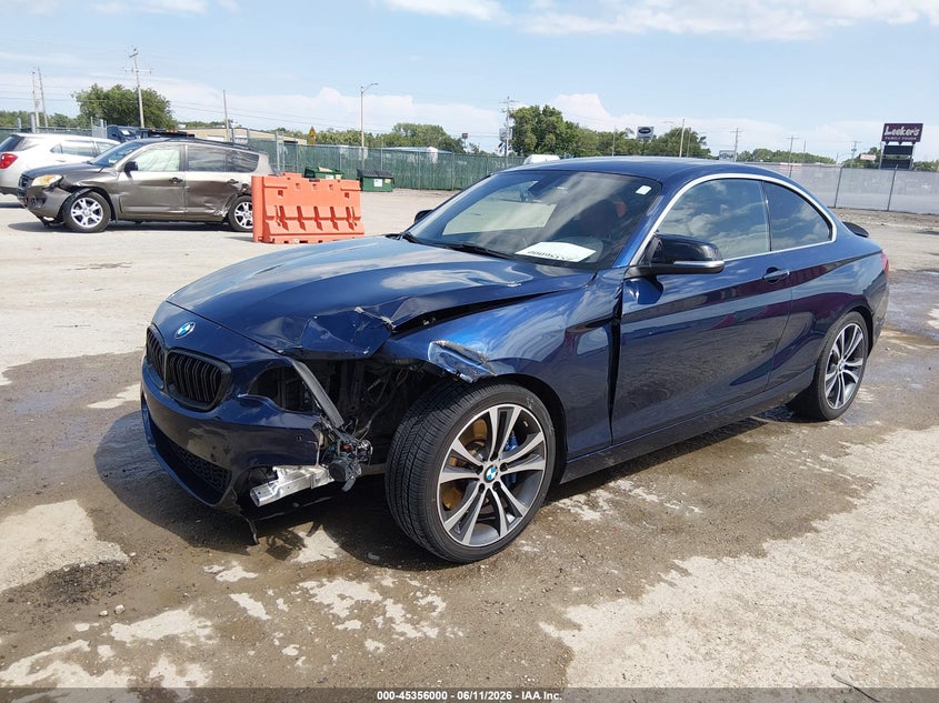 2015 BMW VIN WBA1F5C53FV257041 IAAI salvage auction — LEFT FRONT, Salvage Title, sold $2,600 on 2026-08-14 (photo 2)