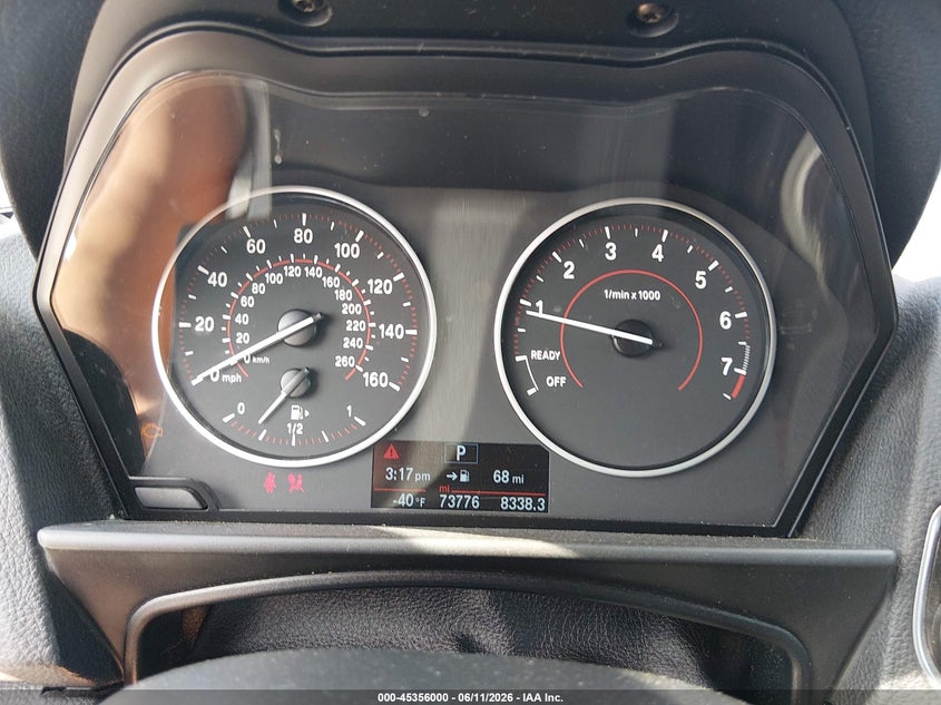 2015 BMW VIN WBA1F5C53FV257041 IAAI salvage auction — LEFT FRONT, Salvage Title, sold $2,600 on 2026-08-14 (photo 7)