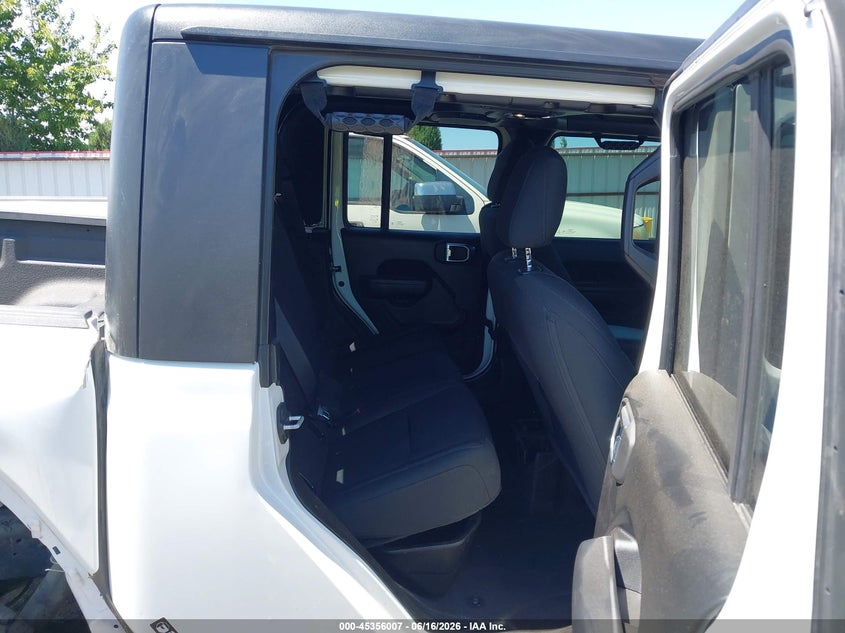 2022 Jeep Gladiator VIN 1C6HJTAGXNL172188 IAAI salvage auction — FRONT & REAR, Bill Of Sale (Washington), sold $11,600 on 2026-07-28 (photo 8)