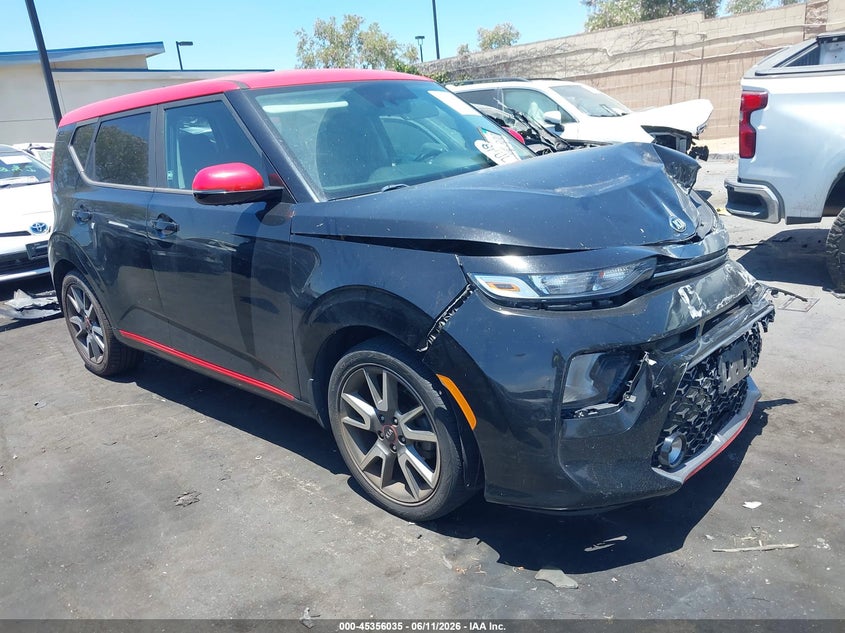 2020 Kia Soul VIN KNDJ63AU7L7095464 IAAI salvage auction — FRONT END, Salvage Title, sold $2,200 on 2026-07-31 (photo 1)