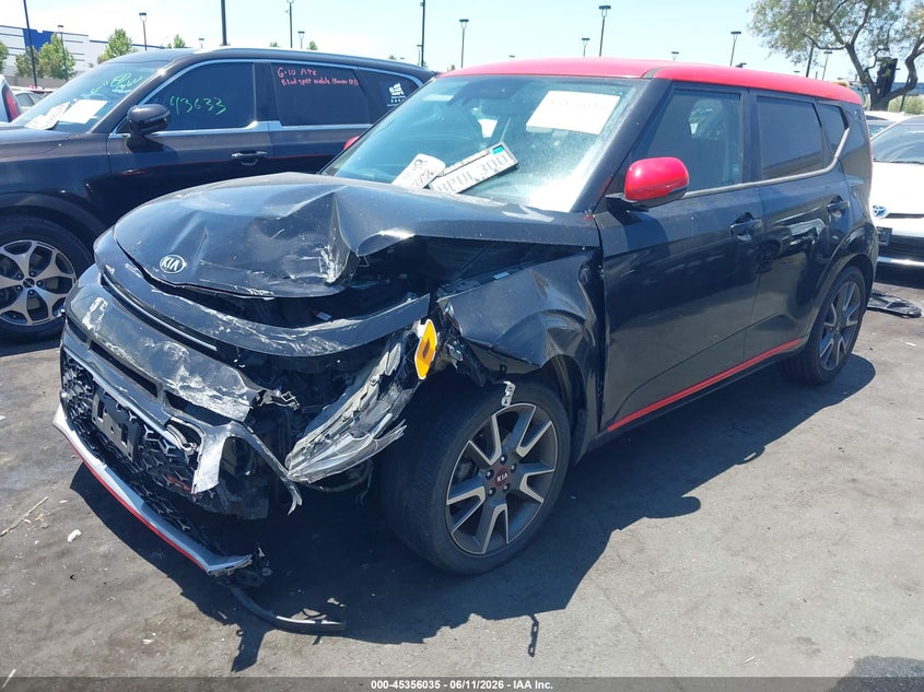 2020 Kia Soul VIN KNDJ63AU7L7095464 IAAI salvage auction — FRONT END, Salvage Title, sold $2,200 on 2026-07-31 (photo 2)