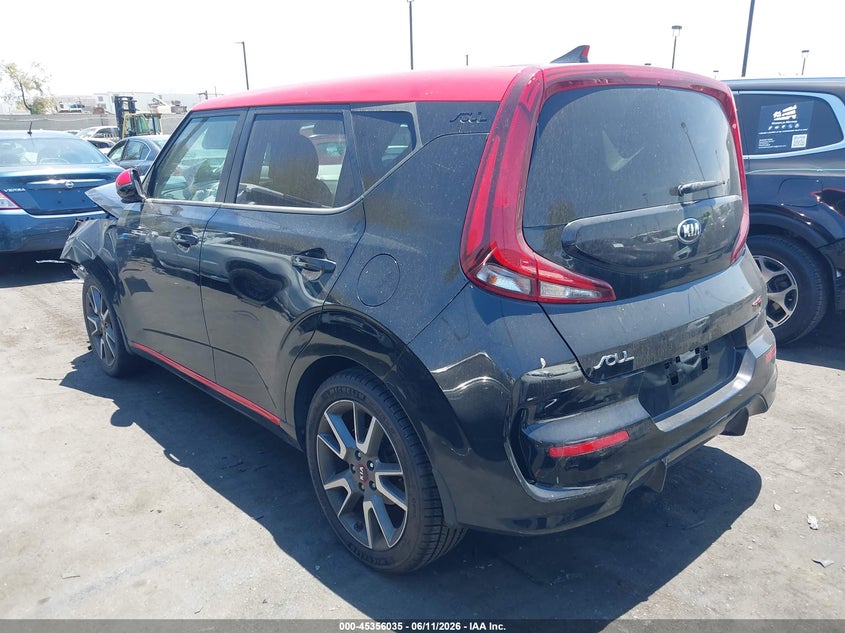 2020 Kia Soul VIN KNDJ63AU7L7095464 IAAI salvage auction — FRONT END, Salvage Title, sold $2,200 on 2026-07-31 (photo 3)