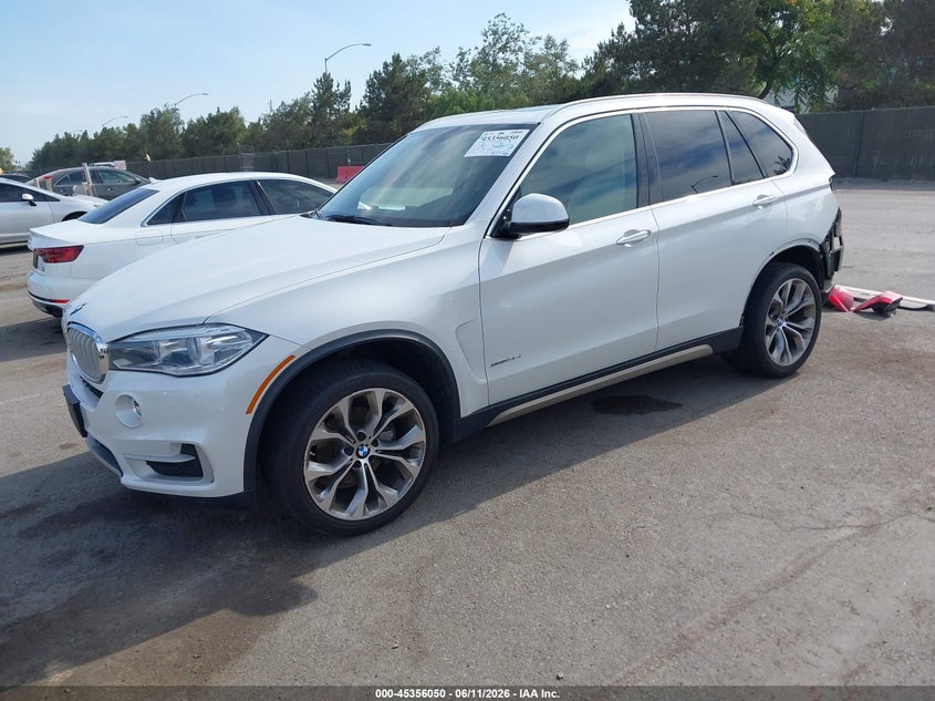 2015 BMW X5 VIN 5UXKR0C51F0P12191 IAAI salvage auction — REAR END, Salvage (California), sold $5,500 on 2026-07-05 (photo 2)