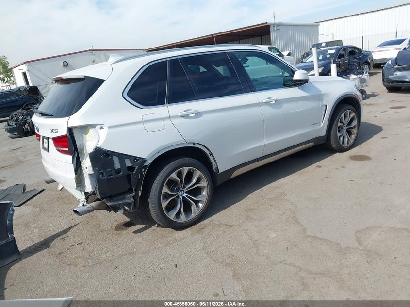 2015 BMW X5 VIN 5UXKR0C51F0P12191 IAAI salvage auction — REAR END, Salvage (California), sold $5,500 on 2026-07-05 (photo 4)