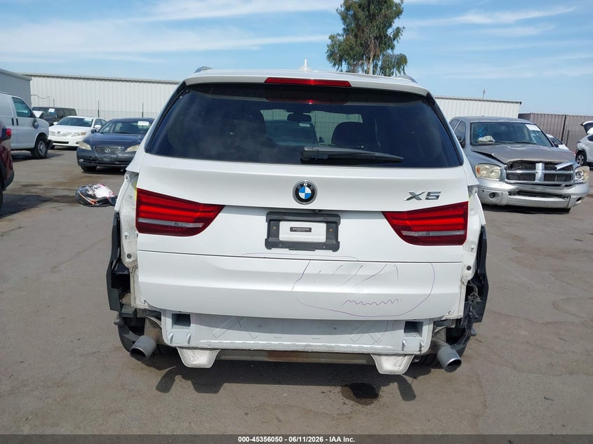 2015 BMW X5 VIN 5UXKR0C51F0P12191 IAAI salvage auction — REAR END, Salvage (California), sold $5,500 on 2026-07-05 (photo 6)