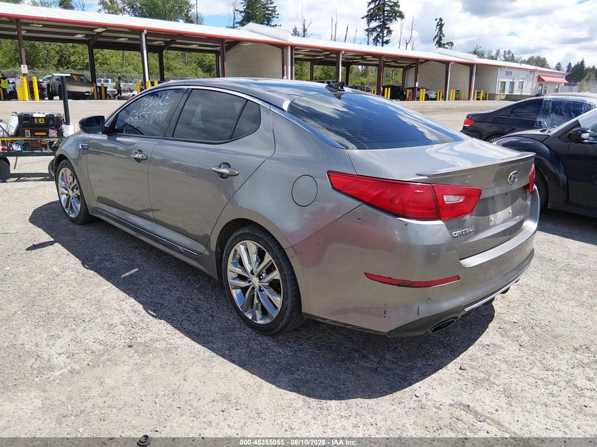 2015 Kia Optima VIN 5XXGR4A67FG452713 IAAI salvage auction — NORMAL WEAR, Clear (Washington), sold $725 on 2026-07-15 (photo 3)