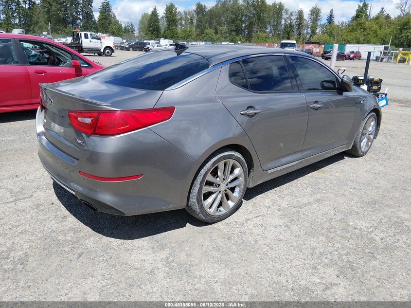 2015 Kia Optima VIN 5XXGR4A67FG452713 IAAI salvage auction — NORMAL WEAR, Clear (Washington), sold $725 on 2026-07-15 (photo 4)