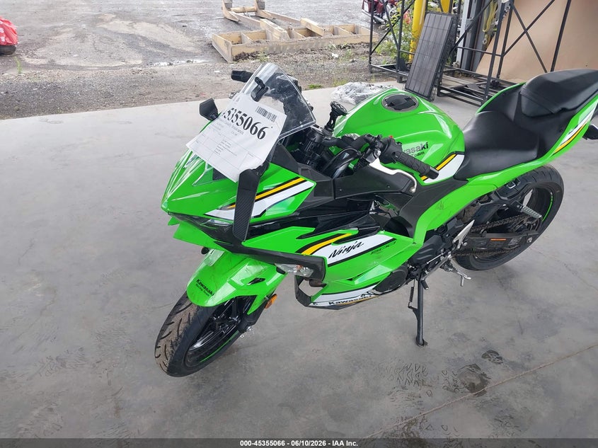 2025 Kawasaki Ninja VIN ML5EXGH17SDA56808 IAAI salvage auction — SIDE, Bill Of Sale (Washington), sold $1,525 on 2026-07-28 (photo 2)