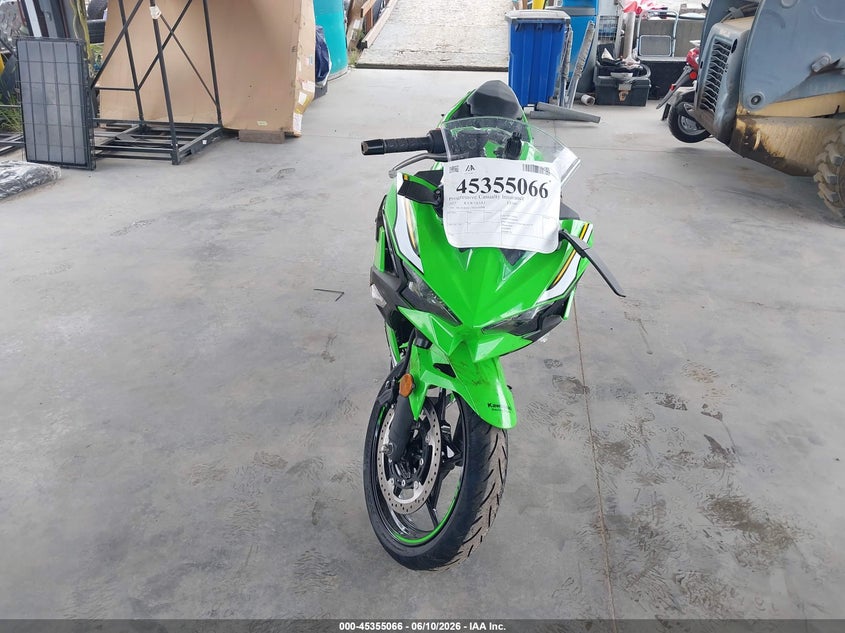 2025 Kawasaki Ninja VIN ML5EXGH17SDA56808 IAAI salvage auction — SIDE, Bill Of Sale (Washington), sold $1,525 on 2026-07-28 (photo 5)