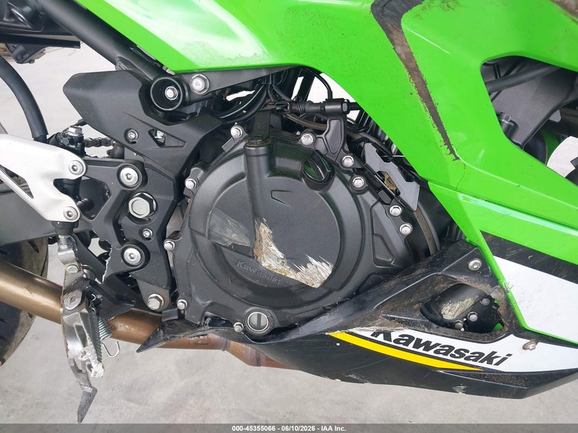 2025 Kawasaki Ninja VIN ML5EXGH17SDA56808 IAAI salvage auction — SIDE, Bill Of Sale (Washington), sold $1,525 on 2026-07-28 (photo 8)