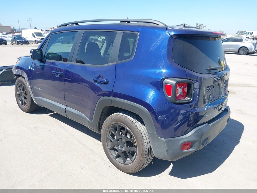 2020 Jeep Renegade VIN ZACNJABB9LPL51153 IAAI salvage auction — FRONT & REAR, Salvage Title, sold $2,600 on 2026-07-15 (photo 3)