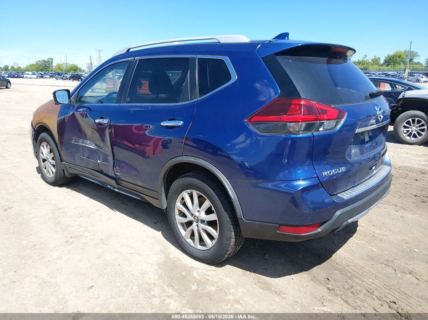 2018 Nissan Rogue VIN JN8AT2MV6JW307057 IAAI salvage auction — LEFT SIDE, Clear (Illinois), sold $750 on 2026-07-08 (photo 3)