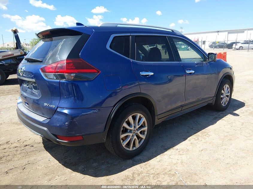 2018 Nissan Rogue VIN JN8AT2MV6JW307057 IAAI salvage auction — LEFT SIDE, Clear (Illinois), sold $750 on 2026-07-08 (photo 4)