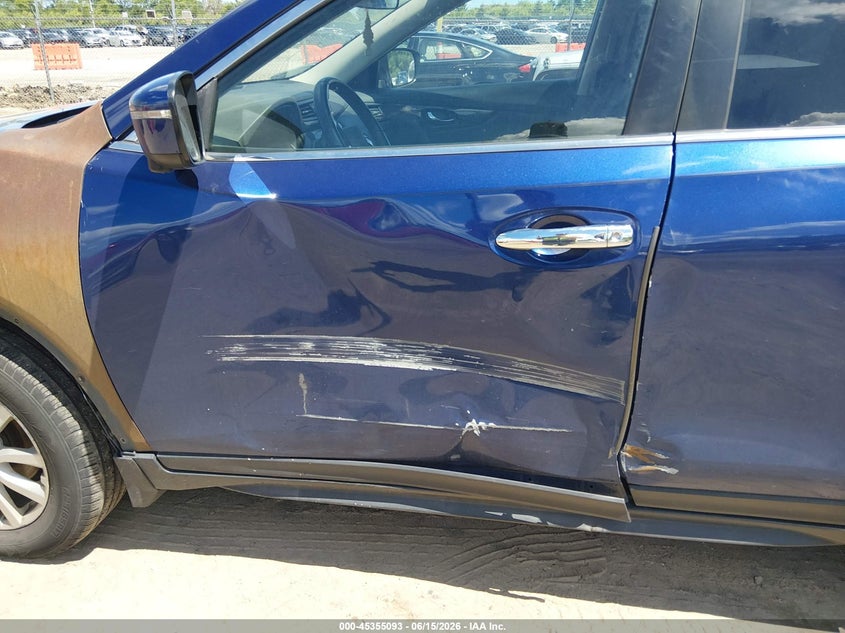 2018 Nissan Rogue VIN JN8AT2MV6JW307057 IAAI salvage auction — LEFT SIDE, Clear (Illinois), sold $750 on 2026-07-08 (photo 6)