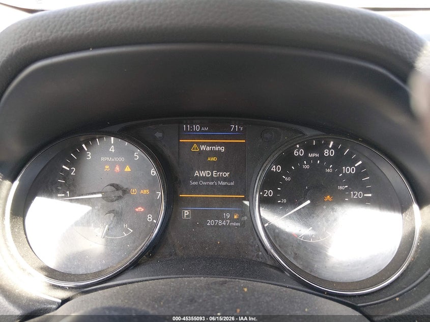2018 Nissan Rogue VIN JN8AT2MV6JW307057 IAAI salvage auction — LEFT SIDE, Clear (Illinois), sold $750 on 2026-07-08 (photo 7)