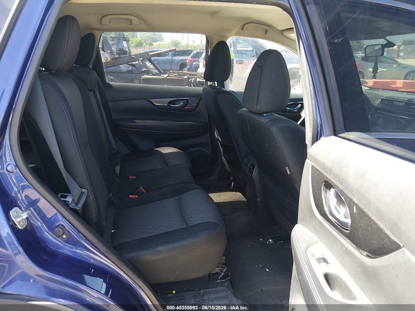 2018 Nissan Rogue VIN JN8AT2MV6JW307057 IAAI salvage auction — LEFT SIDE, Clear (Illinois), sold $750 on 2026-07-08 (photo 8)
