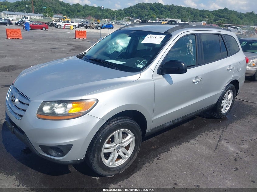 2011 Hyundai Santa fe VIN 5XYZG3AB7BG004869 IAAI salvage auction — HAIL, Repossessed (Missouri), sold $750 on 2026-07-14 (photo 2)