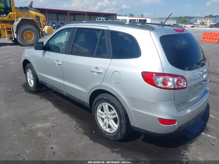 2011 Hyundai Santa fe VIN 5XYZG3AB7BG004869 IAAI salvage auction — HAIL, Repossessed (Missouri), sold $750 on 2026-07-14 (photo 3)