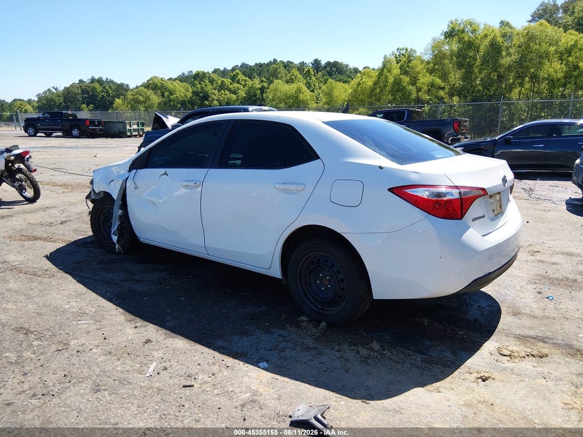2016 Toyota Corolla VIN 5YFBURHE9GP431213 IAAI salvage auction — FRONT END, Salvage (Mississippi), sold $1,800 on 2026-07-08 (photo 3)