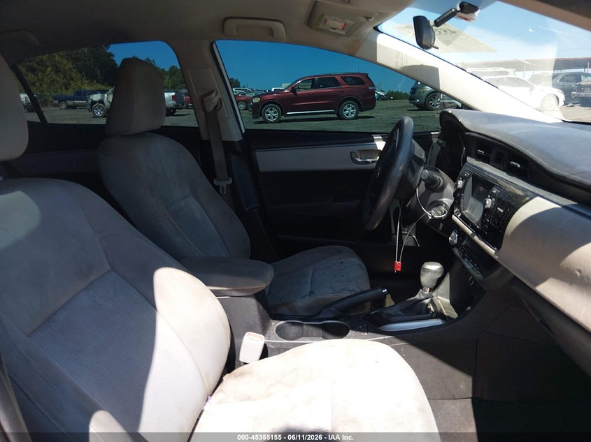 2016 Toyota Corolla VIN 5YFBURHE9GP431213 IAAI salvage auction — FRONT END, Salvage (Mississippi), sold $1,800 on 2026-07-08 (photo 5)