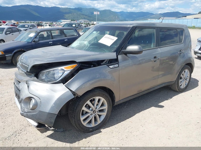 2017 Kia Soul VIN KNDJP3A59H7410813 IAAI salvage auction — FRONT END, Salvage (Montana), sold $175 on 2026-07-22 (photo 2)