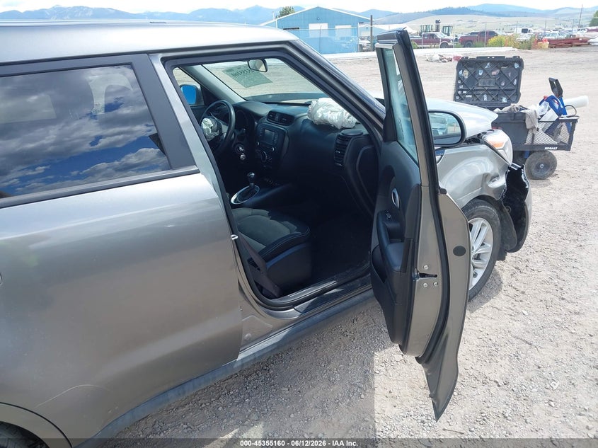2017 Kia Soul VIN KNDJP3A59H7410813 IAAI salvage auction — FRONT END, Salvage (Montana), sold $175 on 2026-07-22 (photo 5)